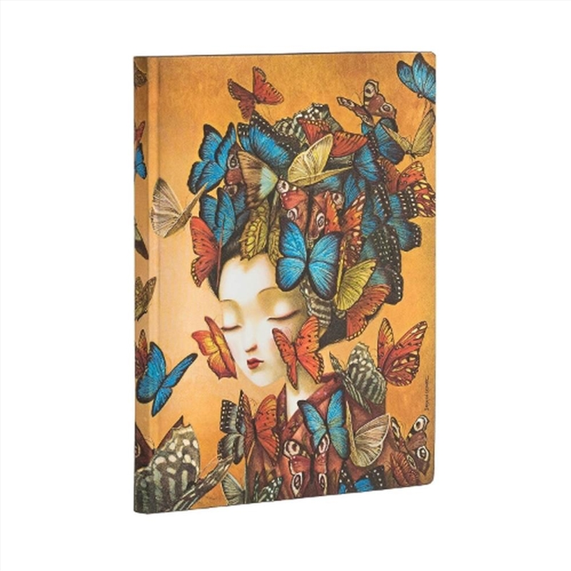 Madame Butterfly Lined Softcover Flexi Journal/Product Detail/Notebooks & Journals