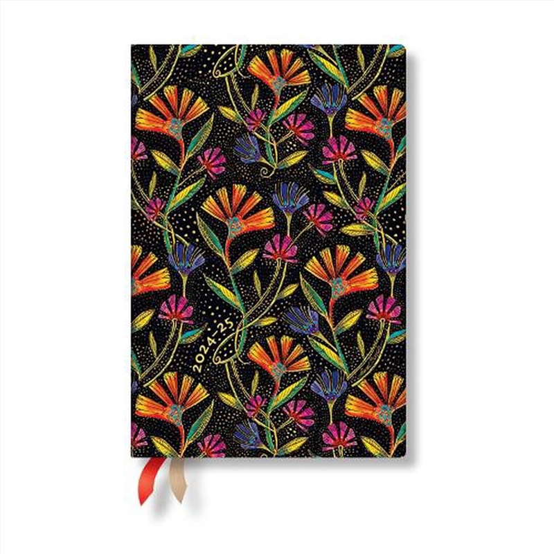 Wild Flowers (Playful Creations) Mini 18-month Horizontal Hardback Dayplanner 2025 (Elastic Band Clo/Product Detail/Calendars & Diaries