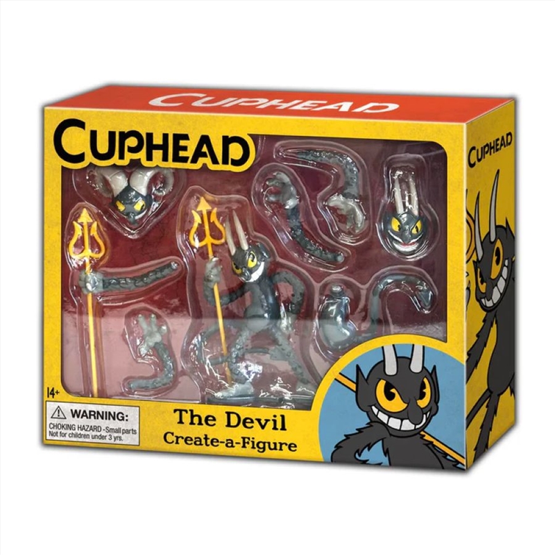 Cuphead - The Devil Create-A-Figure 4" Mini Figure/Product Detail/Figurines