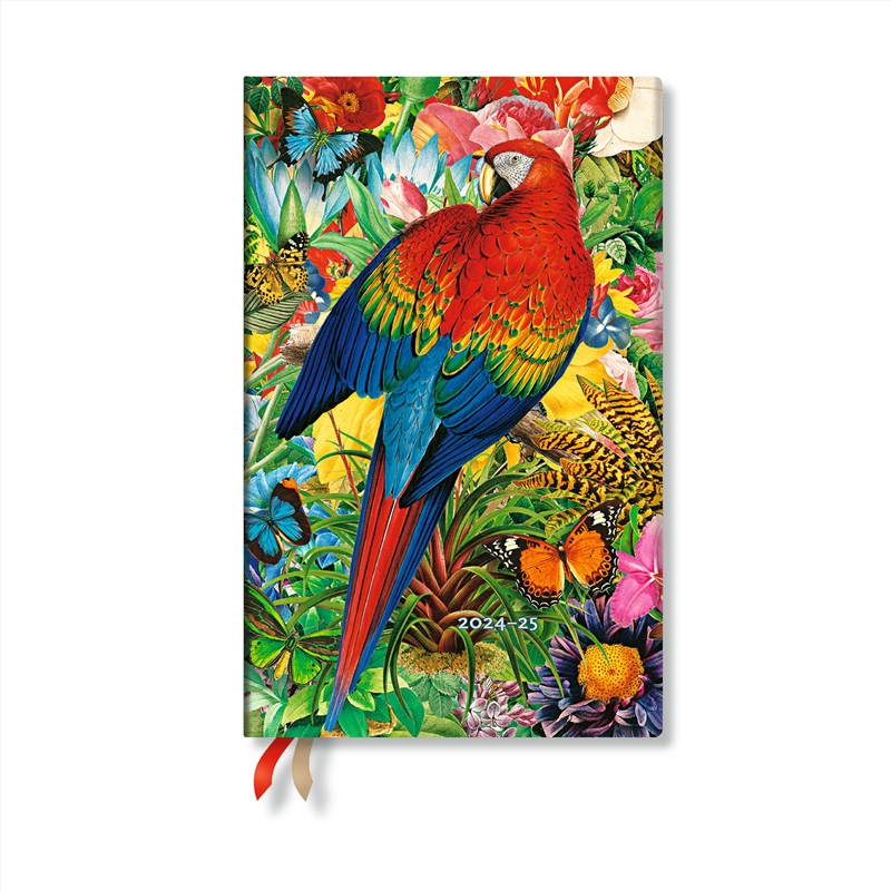 Tropical Garden (Nature Montages) Maxi 18-month Vertical Softcover Flexi Dayplanner 2025 (Elastic Ba/Product Detail/Calendars & Diaries