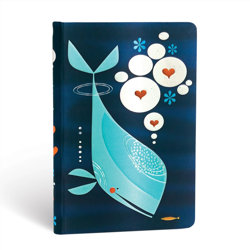 Whale and Friend Mini Lined Hardcover Journal/Product Detail/Notebooks & Journals