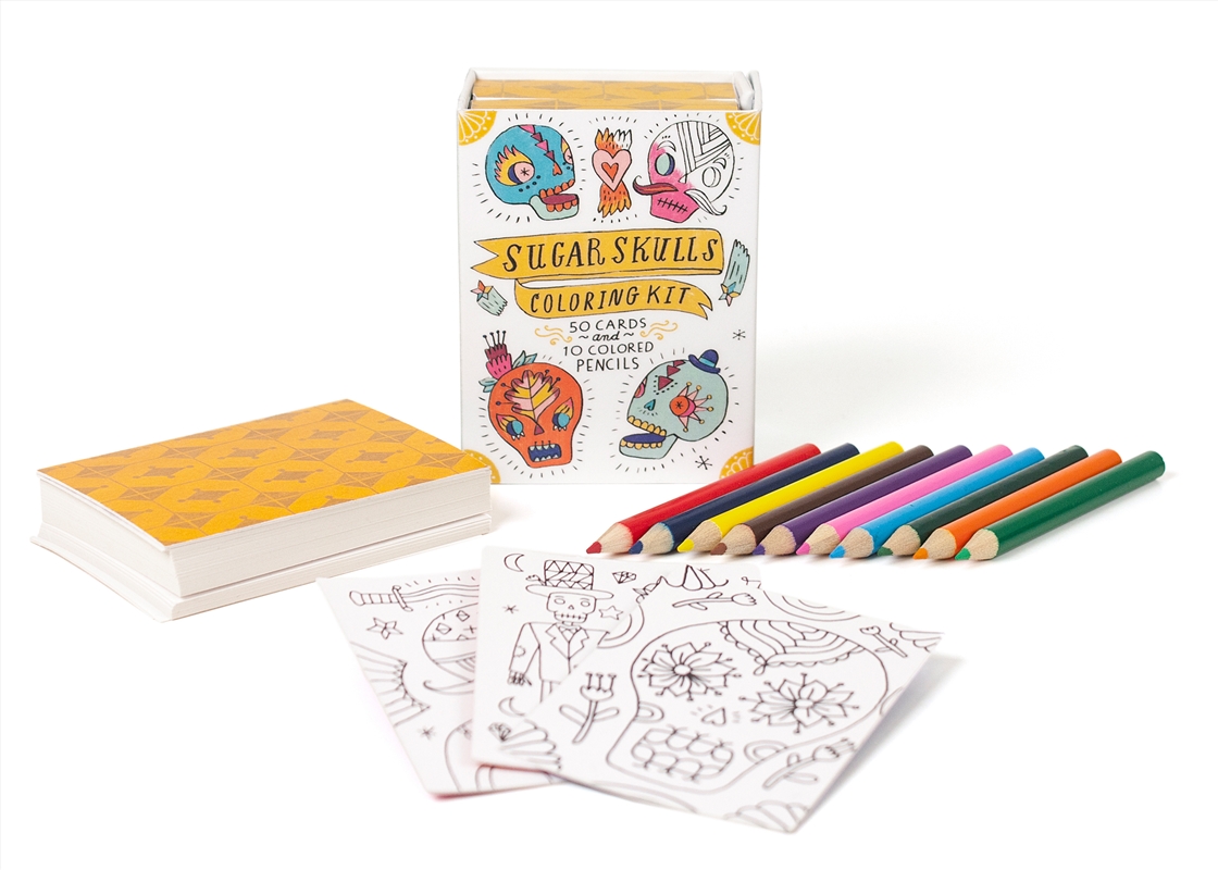 Sugar Skulls Coloring Kit/Product Detail/Adults Colouring