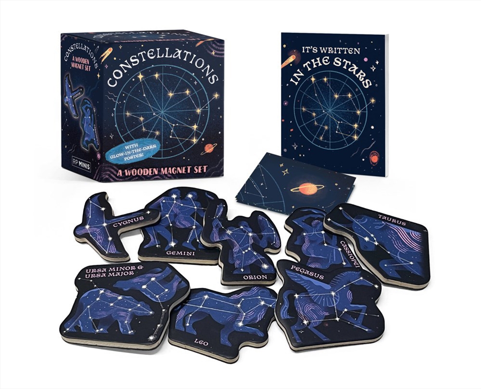 Constellations: A Wooden Magnet Set/Product Detail/Tarot & Astrology