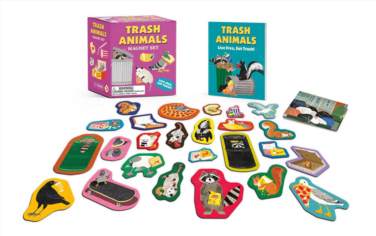 Trash Animals Magnet Set/Product Detail/Stationery