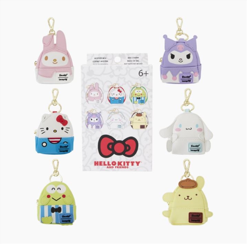 Loungefly Sanrio - Hello Kitty 50th Anniversary Classic Mystery Bag Charm  (SENT AT RANDOM)/Product Detail/Keyrings