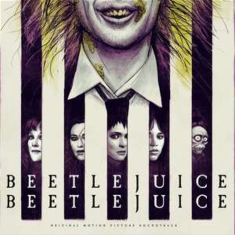 Beetlejuice Beetlejuice - Original Soundtrack - Purple/White/Smoke/Fluorescent Green Vinyl - Etched/Product Detail/Soundtrack