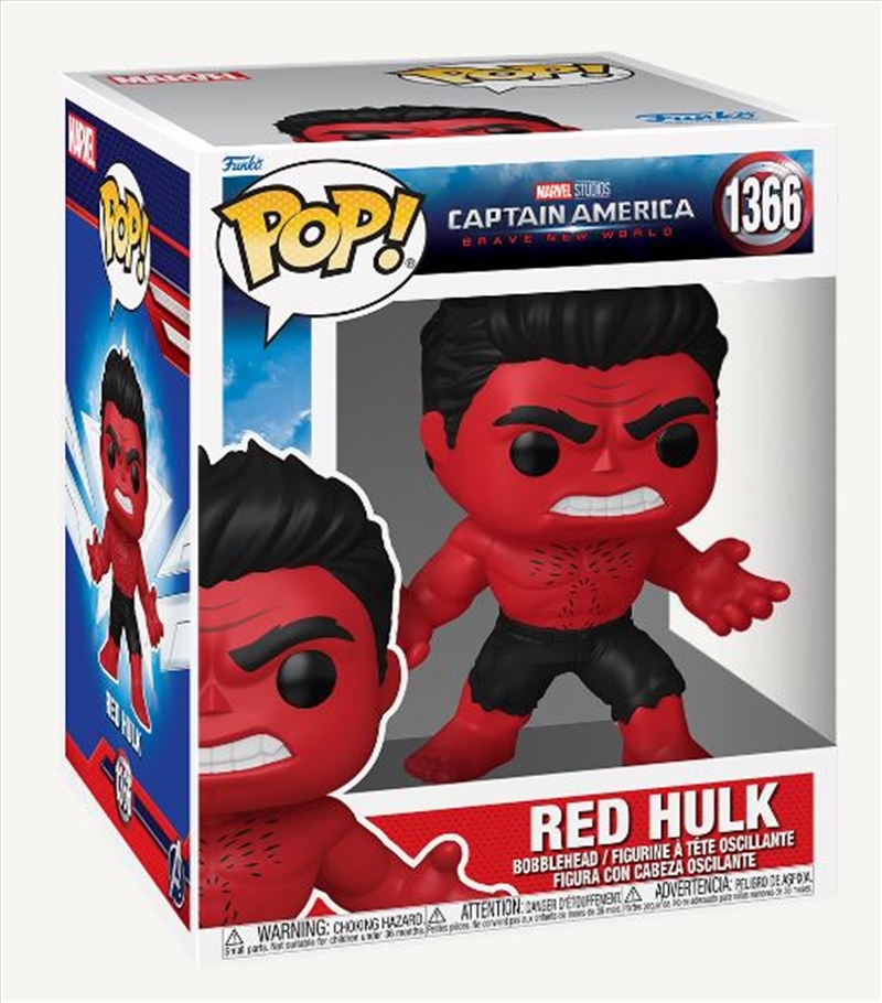 Captain America 4 - Red Hulk 6" Pop!/Product Detail/Movies