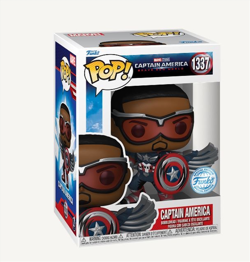 Captain America 4 - Captain America (Sam Wilson) Retro Comic Deco Pop! RS/Product Detail/Movies