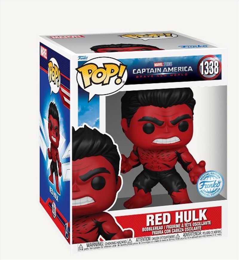 Captain America 4 - Red Hulk 6" Retro Comic Pop! RS/Product Detail/Movies