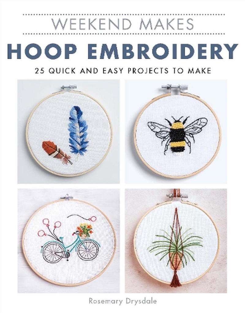 Weekend Makes: Hoop Embroidery/Product Detail/Crafts & Handiwork