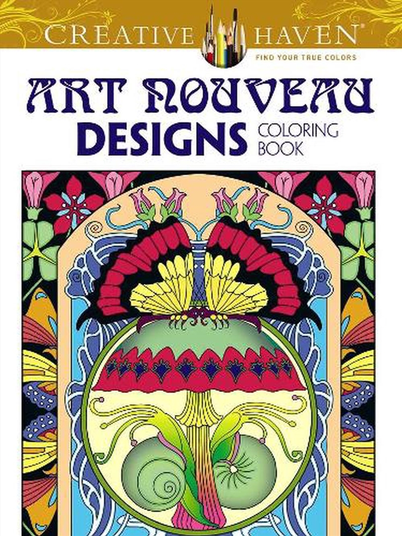 Creative Haven Art Nouveau Designs Collection Coloring Book/Product Detail/Adults Colouring