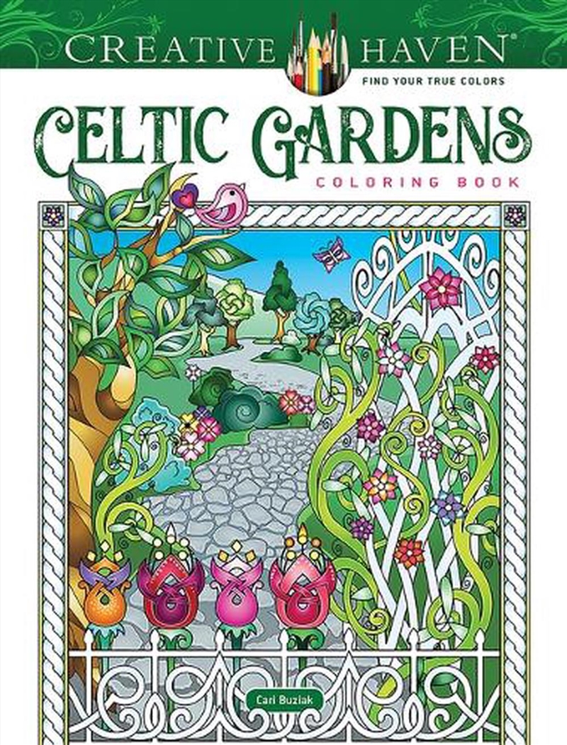 Creative Haven Celtic Gardens Coloring Book/Product Detail/Kids Colouring