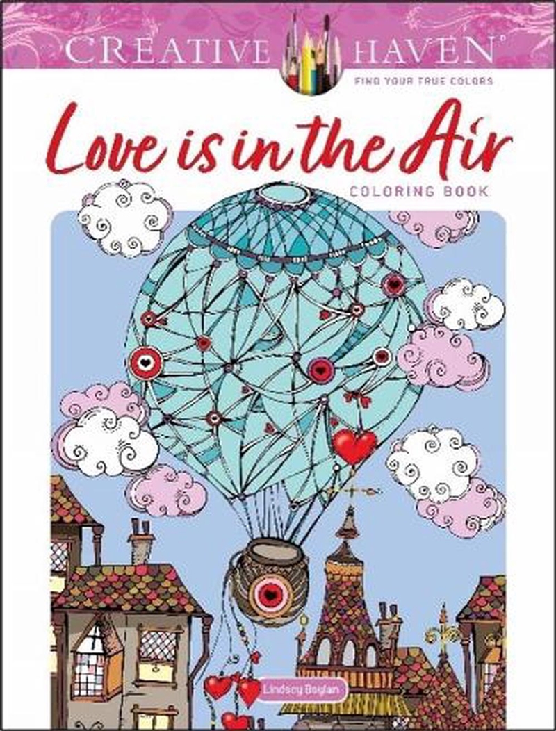 Creative Haven Love is in the Air! Coloring Book/Product Detail/Kids Colouring