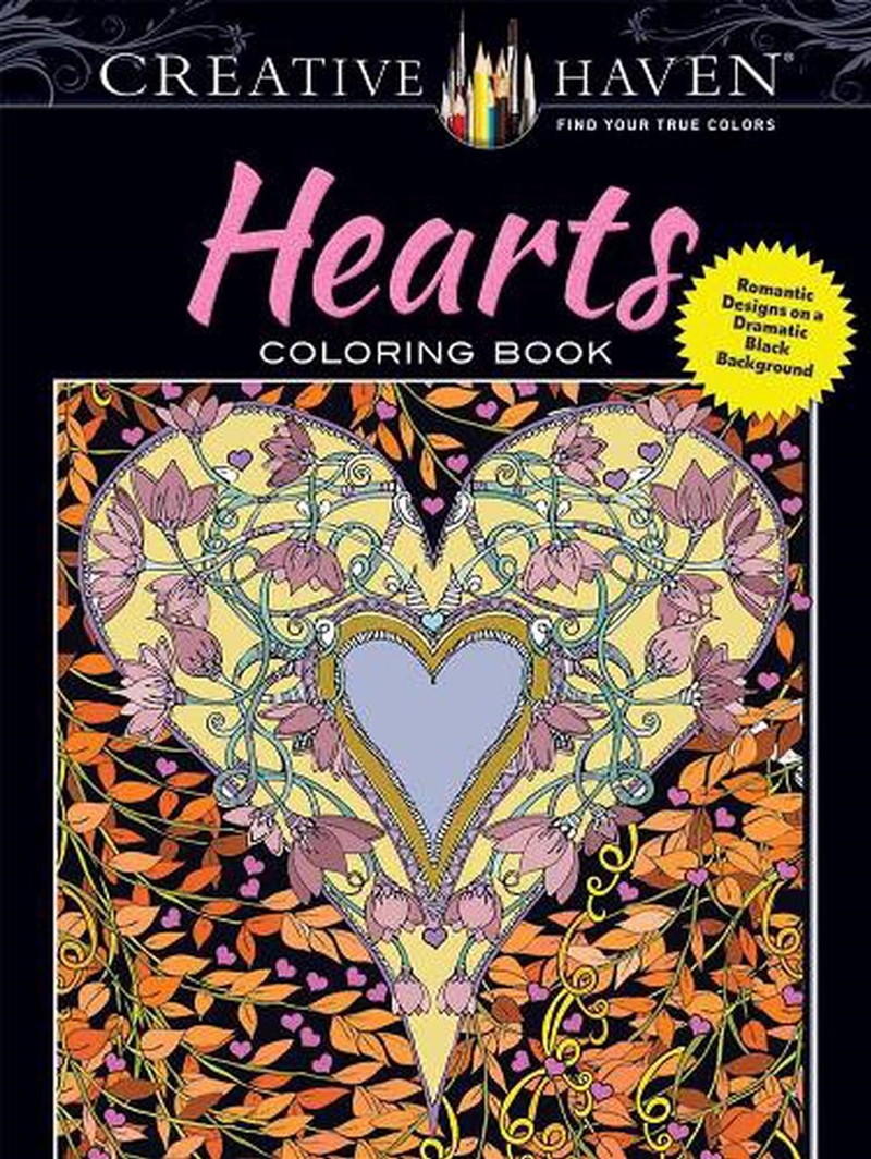 Creative Haven Hearts Coloring Book/Product Detail/Adults Colouring