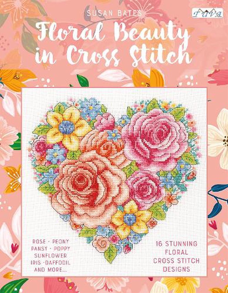 Floral Beauty in Cross Stitch/Product Detail/Crafts & Handiwork