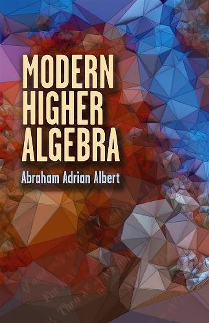 Modern Higher Algebra/Product Detail/Maths