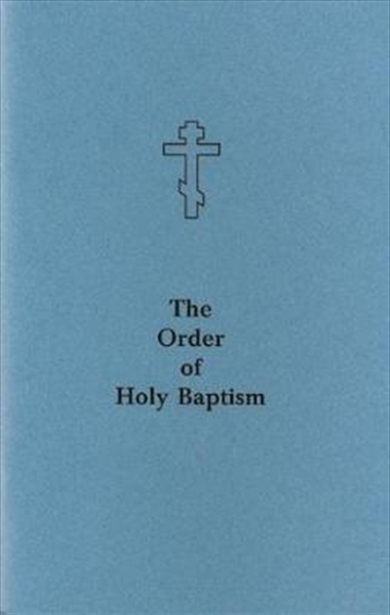 Order of Holy Baptism/Product Detail/Religion & Beliefs