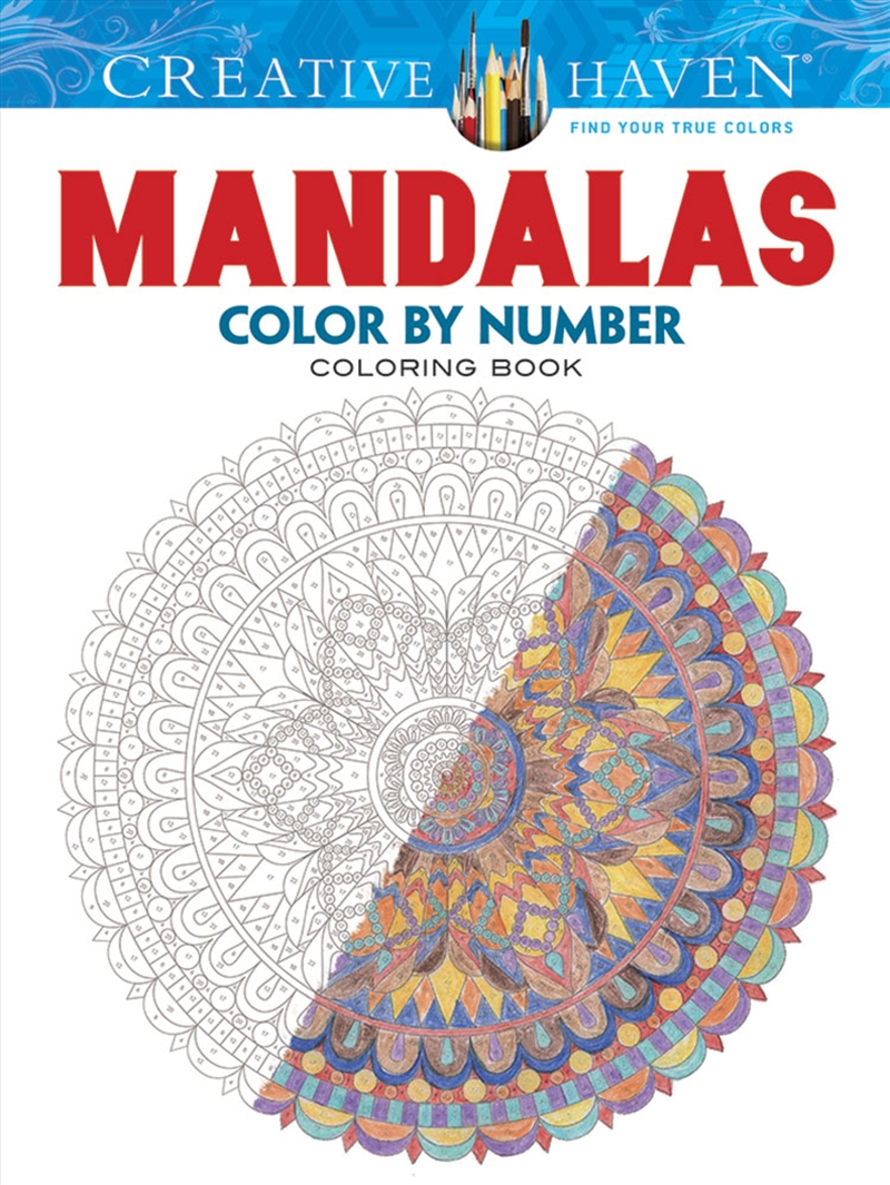 Creative Haven Mandalas Color by Number Coloring Book/Product Detail/Adults Colouring