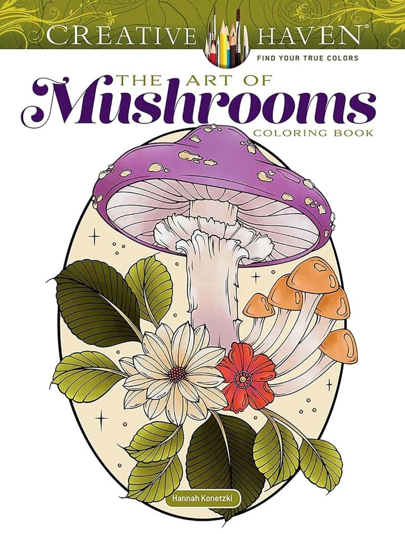 Creative Haven Art of Mushrooms Coloring Book/Product Detail/Kids Colouring