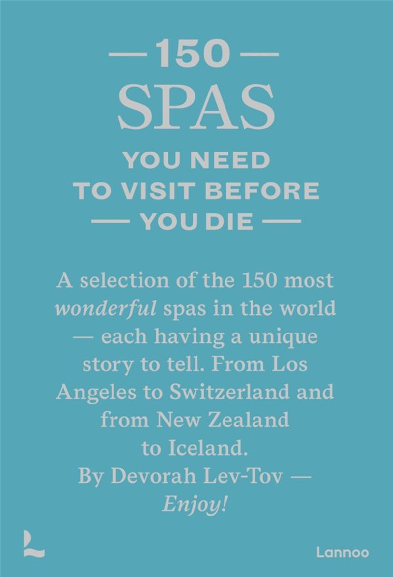 150 Spas You Need to Visit Before You Die/Product Detail/Travel & Holidays