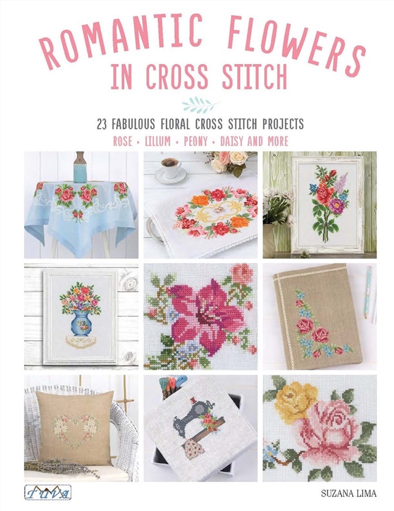 Romantic Flowers in Cross Stitch/Product Detail/Crafts & Handiwork