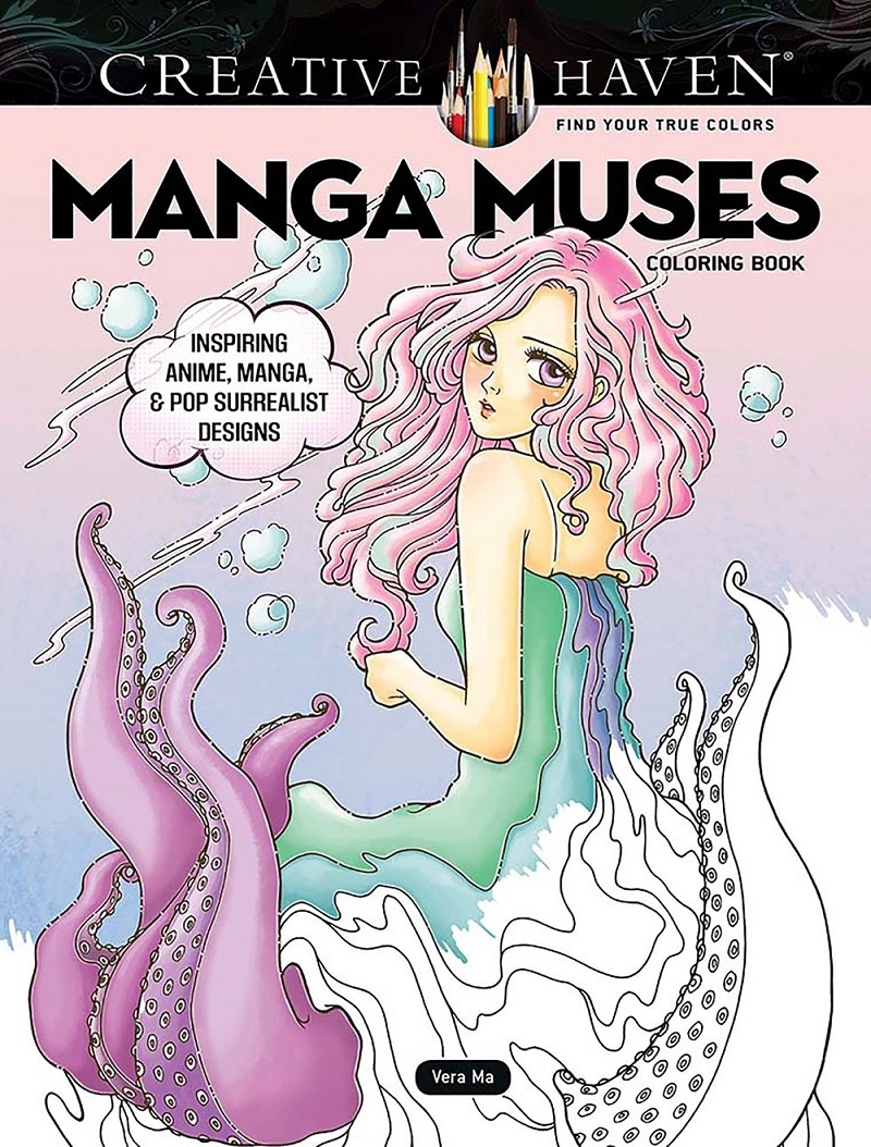 Creative Haven Manga Muses Coloring Book/Product Detail/Kids Colouring