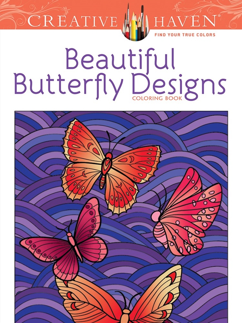 Creative Haven Beautiful Butterfly Designs Coloring Book/Product Detail/Adults Colouring