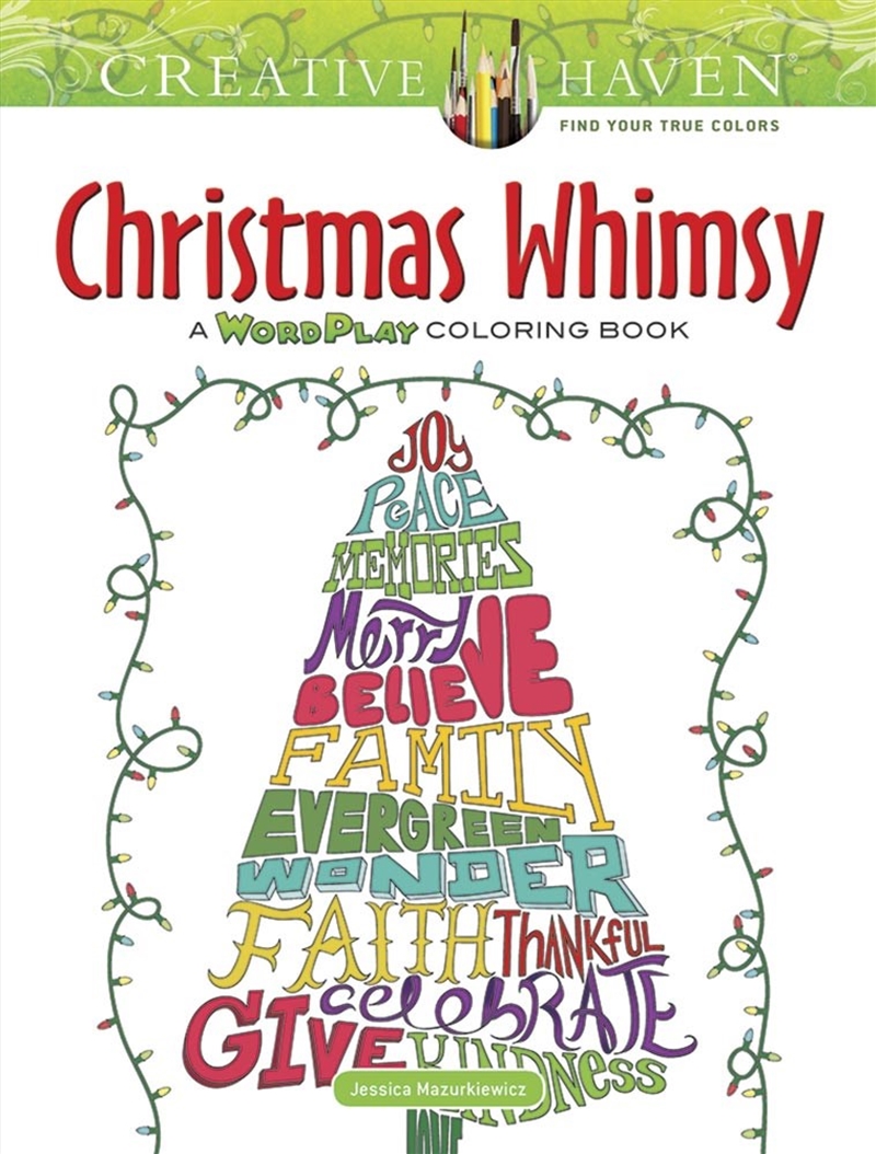 Creative Haven Christmas Whimsy: A Wordplay Coloring Book/Product Detail/Kids Colouring