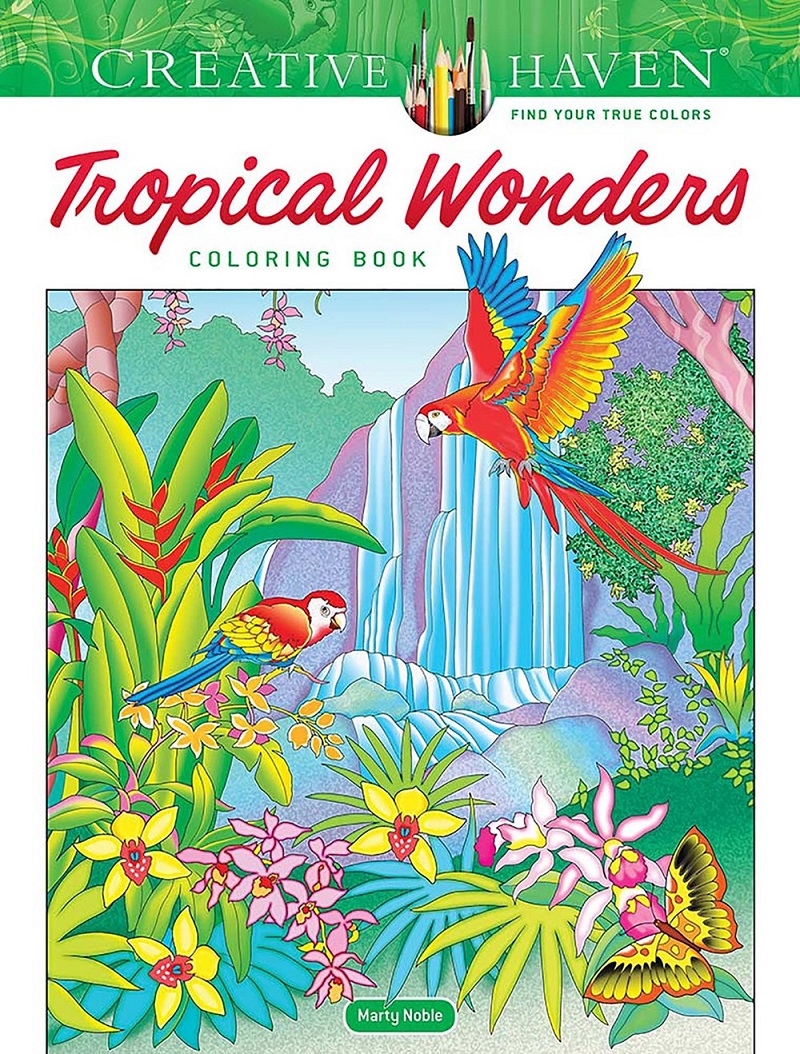 Creative Haven Tropical Wonders Coloring Book/Product Detail/Kids Colouring