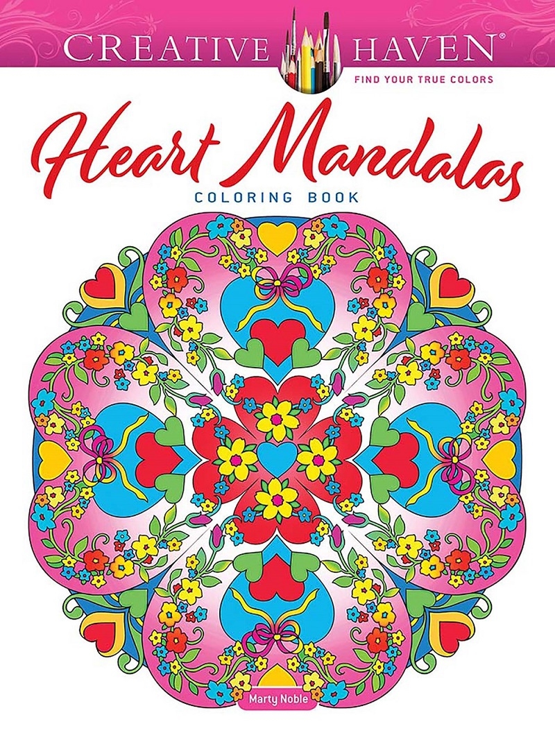 Creative Haven Heart Mandalas Coloring Book/Product Detail/Kids Colouring