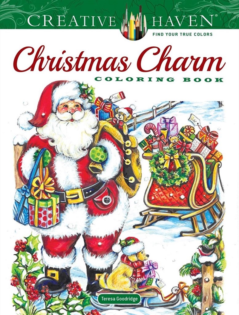 Creative Haven Christmas Charm Coloring Book/Product Detail/Crafts & Handiwork