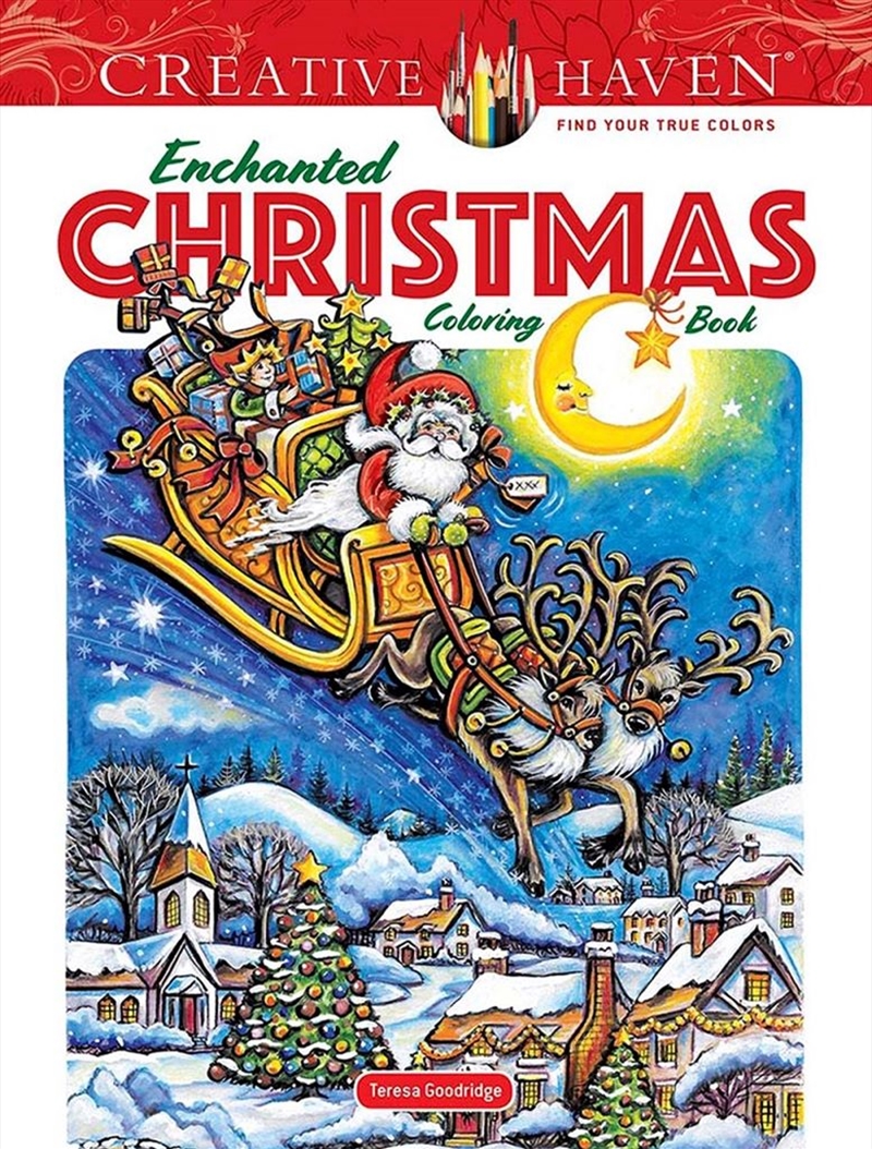 Creative Haven Enchanted Christmas Coloring Book/Product Detail/Adults Colouring