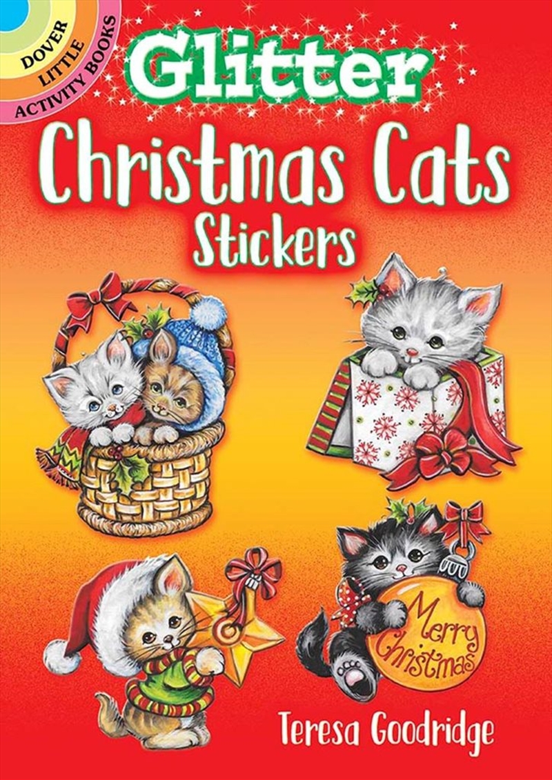 Glitter Christmas Cats Stickers/Product Detail/Kids Activity Books