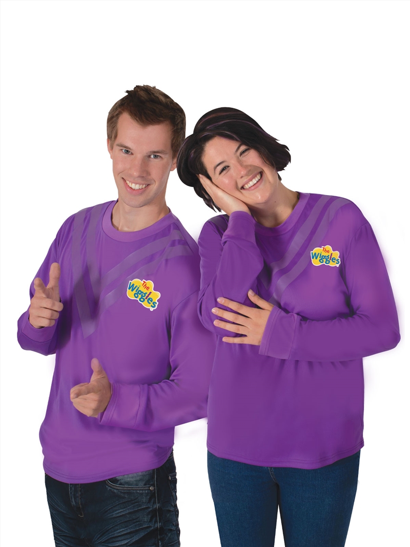 Purple Wiggle Adult Costume Top - Size Std/Product Detail/Costumes