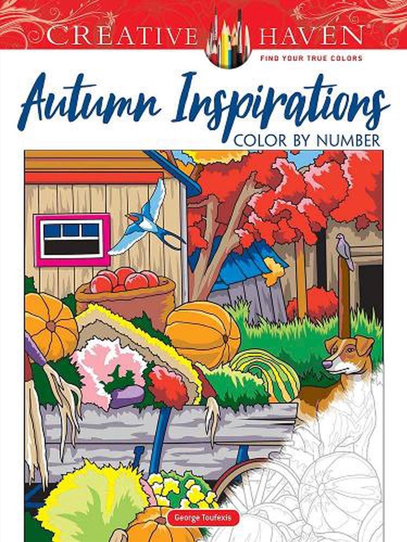 Creative Haven Autumn Inspirations Color by Number/Product Detail/Crafts & Handiwork