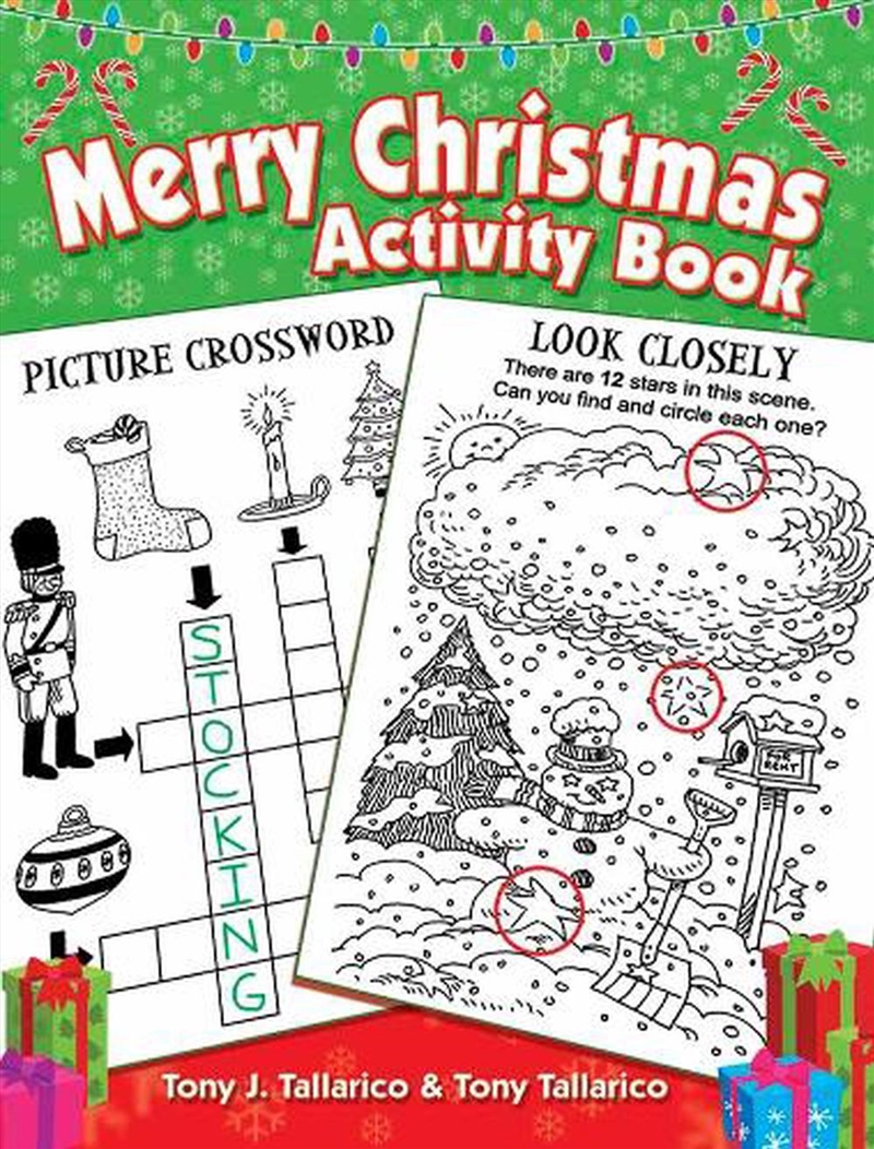 Merry Christmas Activity Book/Product Detail/Kids Activity Books