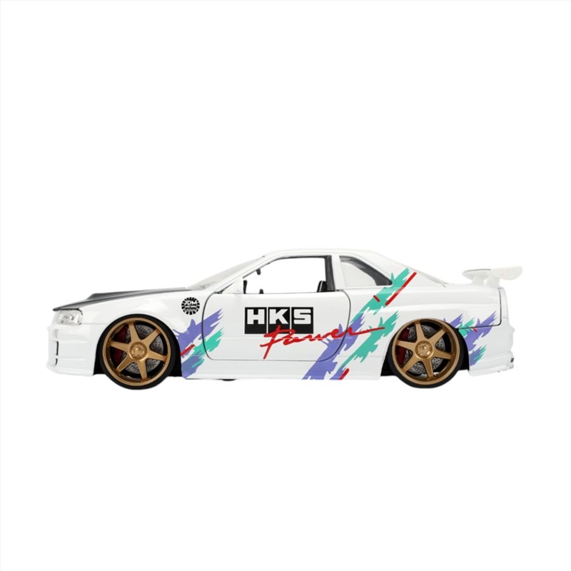 JDM Tuners - 2002 Nissan Skyline GTR R34 1:24 Scale Diecast Vehicle/Product Detail/Figurines