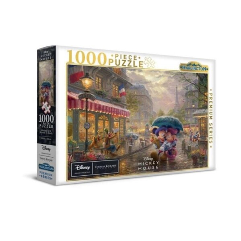 Kinkade 1000Pce Puzzle - Mickey/Minnie In Paris/Product Detail/Jigsaw Puzzles