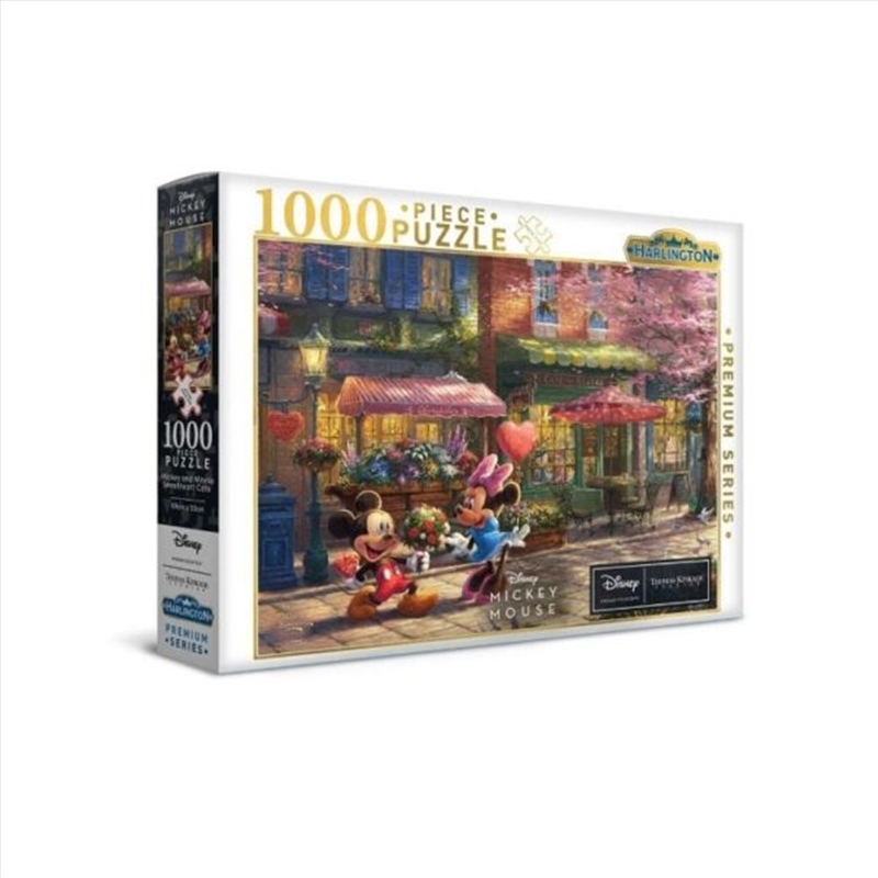 Kinkade 1000Pce Puzzle - Mickey/Minnie Sweetheart Cafe/Product Detail/Jigsaw Puzzles