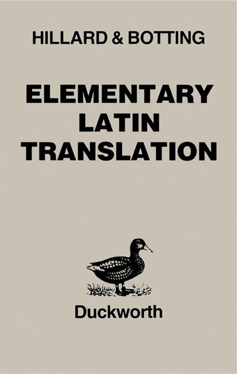 Elementary Latin Translation New Ed/Product Detail/Literature & Poetry