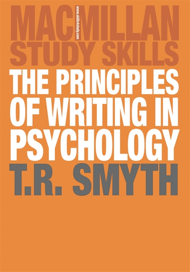 The Principles Of Writing In Psychology/Product Detail/Psychology