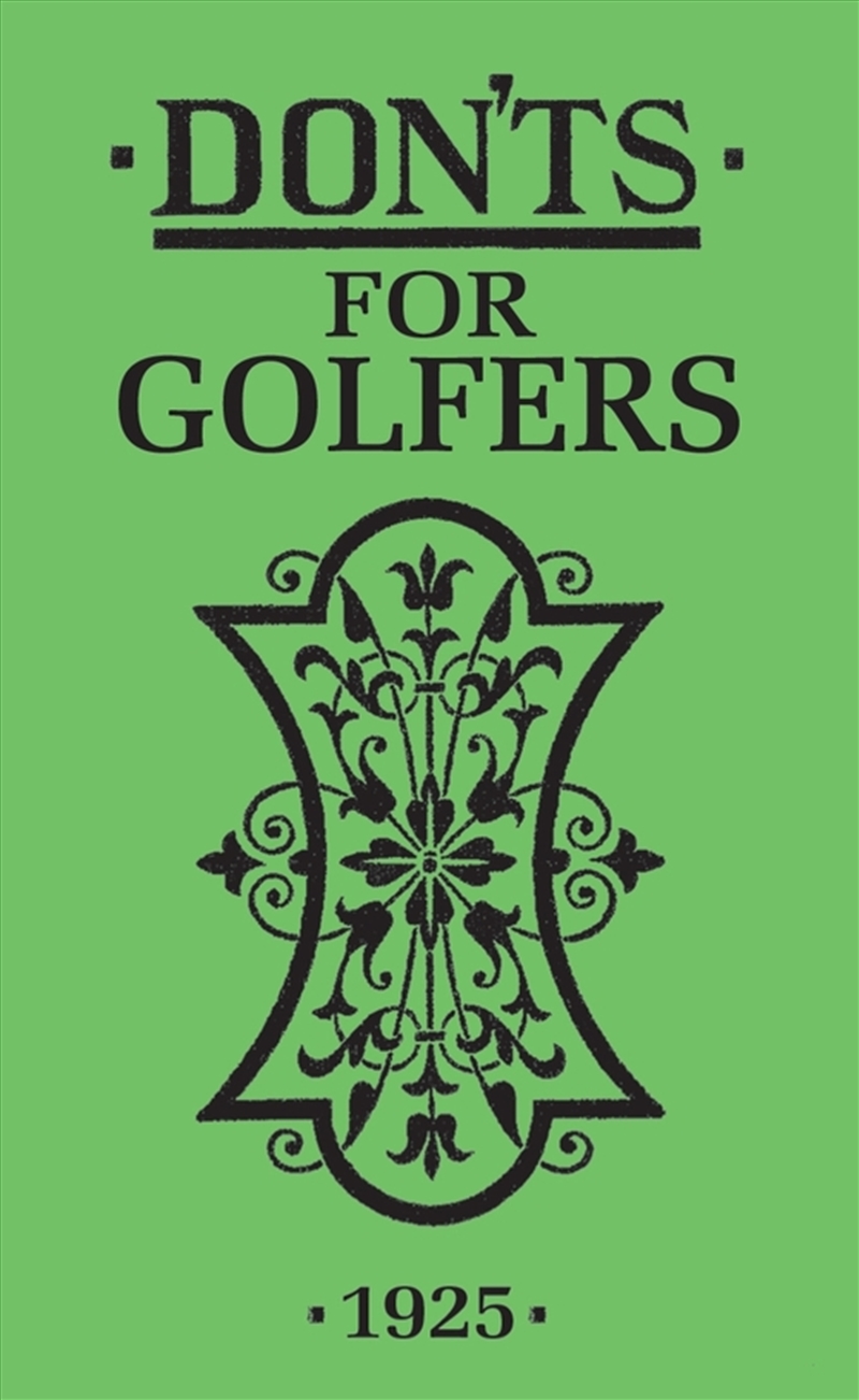 Don'ts For Golfers: Illustrated Edition/Product Detail/Sport & Recreation