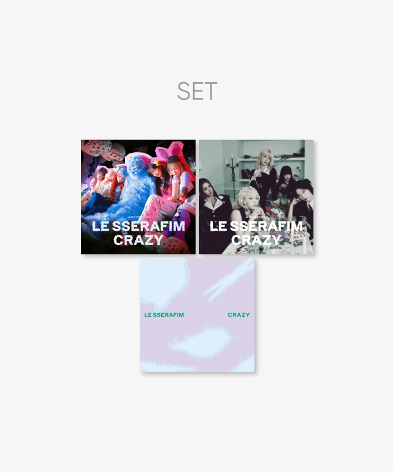 Le Sserafim - Crazy Japan 3rd Single Album 3 Set (Limited Edition A+B+Standard Edition)/Product Detail/World