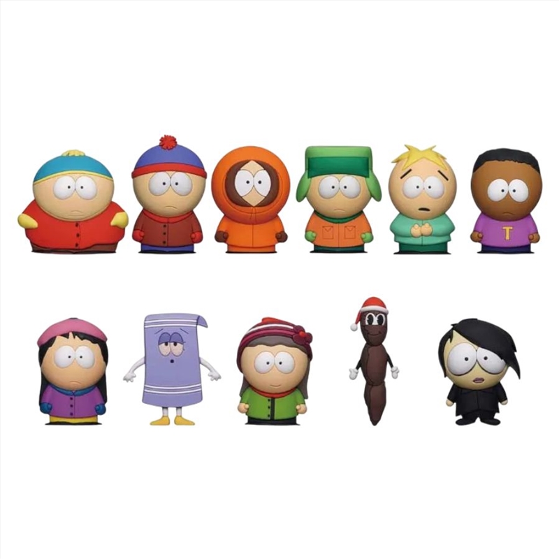 South Park - 3D Foam Bag Clips Blind Bag (SENT AT RANDOM)/Product Detail/Keyrings