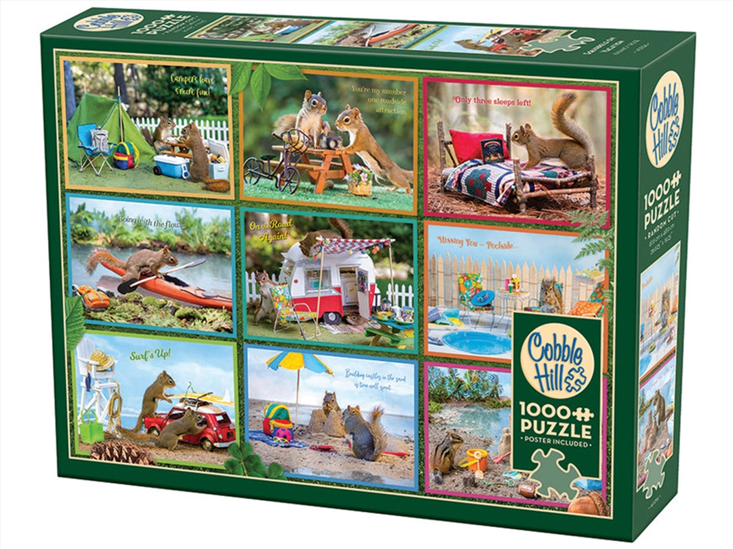 Squirrels On Vacation 1000Pc/Product Detail/Jigsaw Puzzles