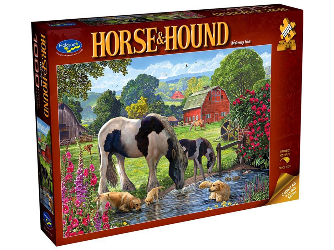 Horse & Hound Watering Hole/Product Detail/Jigsaw Puzzles