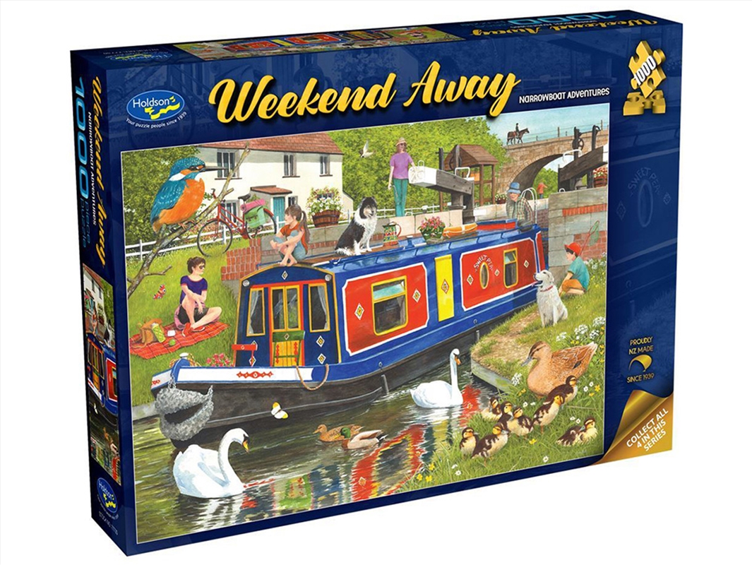 Weekend Away Narrowboat 1000Pc/Product Detail/Jigsaw Puzzles