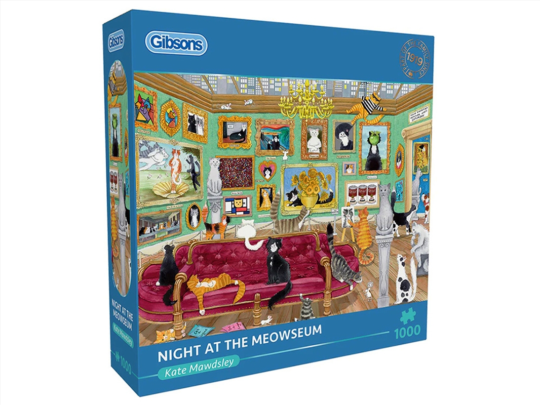 Night At The Meowseum 1000Pc/Product Detail/Jigsaw Puzzles