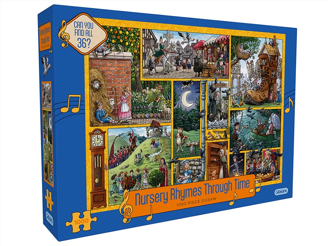 Nursery Rhymes Thru Time 1000/Product Detail/Jigsaw Puzzles