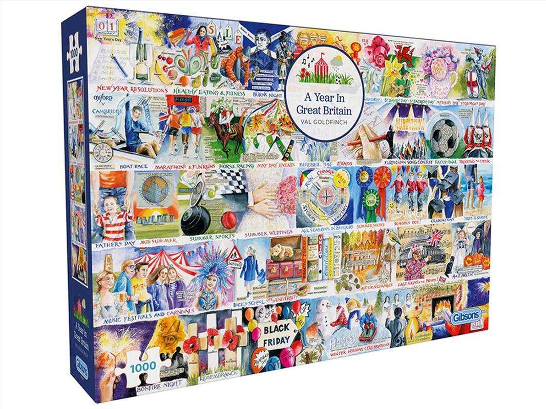 A Year In Great Britain 1000Pc/Product Detail/Jigsaw Puzzles